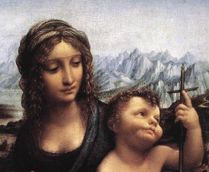 Madonna with the Yarnwinder, LEONARDO da Vinci